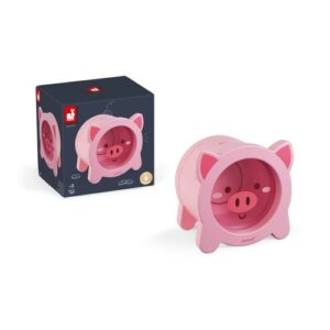 Tirelire cochon en bois - Janod