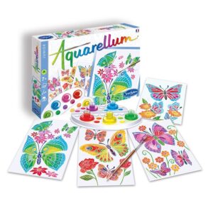 Aquarellum papillons & fleurs - Sentosphère