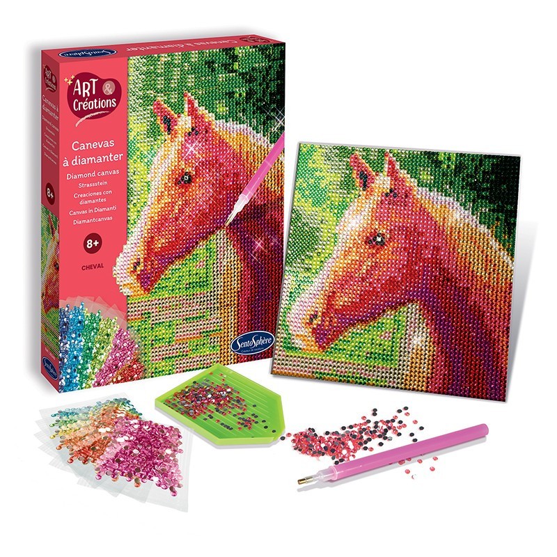 Canevas à diamanter cheval-Sentosphère