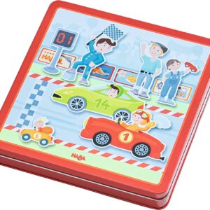 Boîte de Jeu Magnétique Petits Bolides - Haba