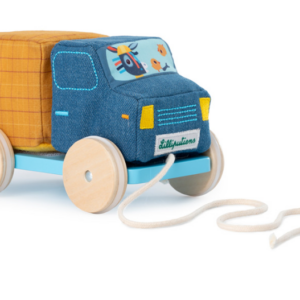 Camion toupie à tirer  - lilliputiens
