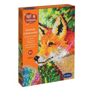 Canevas à diamanter renard - Sentosphère