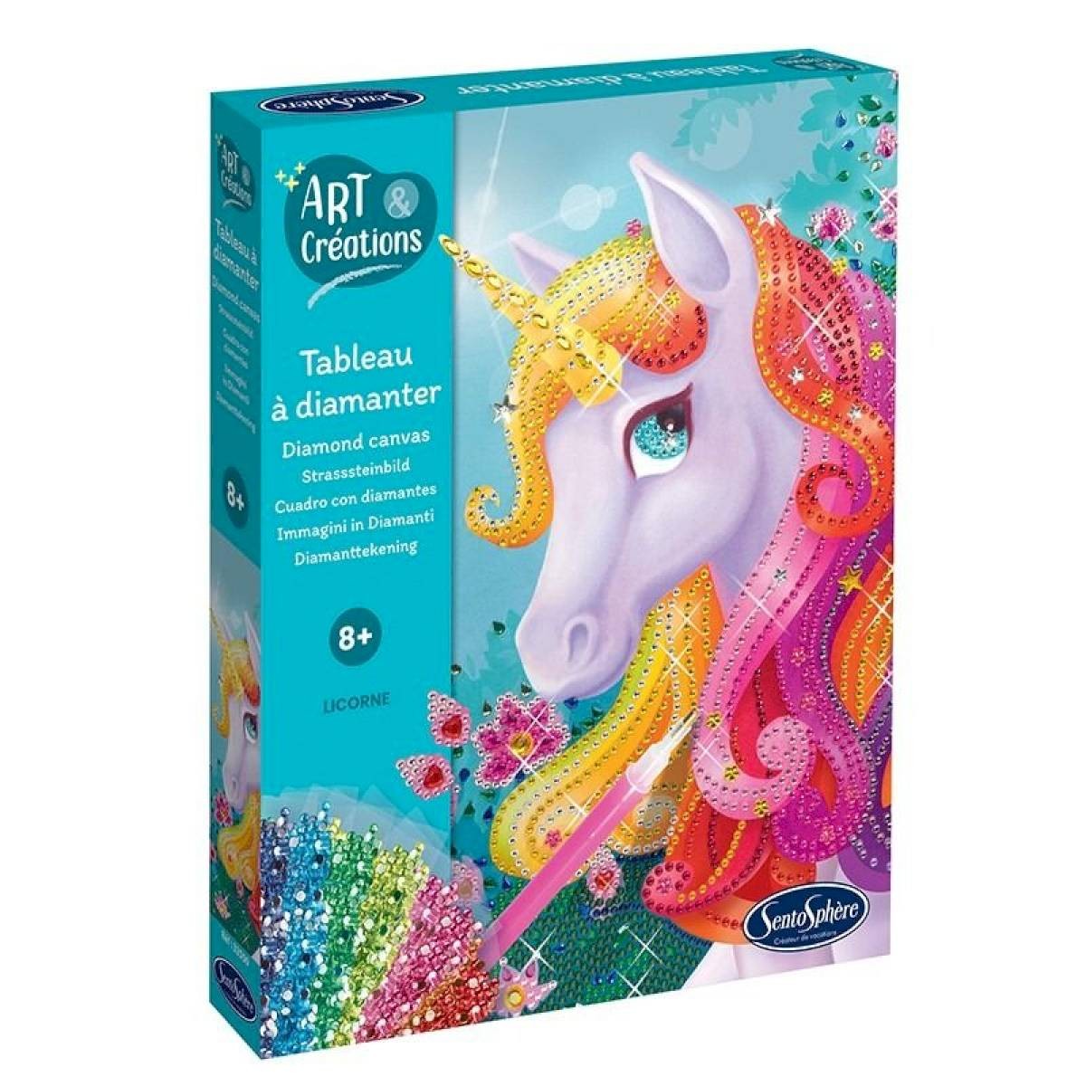 Canevas à diamanter licorne - Sentosphère