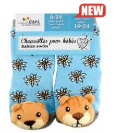 Chaussettes marmotte - Dani-créations