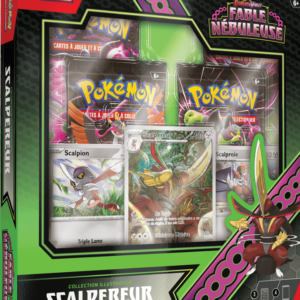 Coffret illustration Scalpereur fable nébuleuse Pokemon EV65 - asmodee