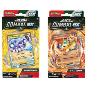 Deck de combat Pokémon miraidon / victini - asmodee