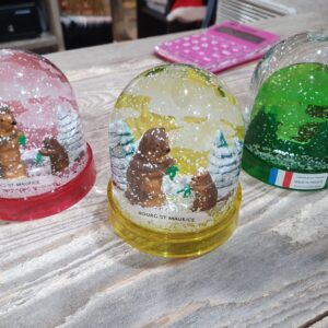 boule à neige marmottes - moucheront