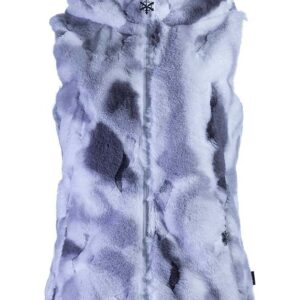 Gilet venise Blanc/gris- Angele