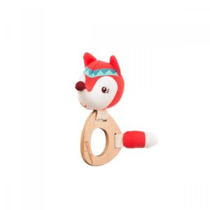 Hochet bois eco Alice la renarde - Lilliputiens