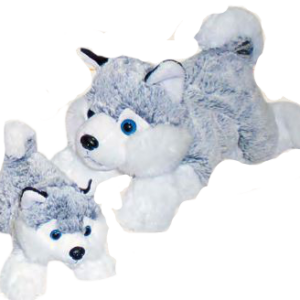 husky couché 20 cm - Dani