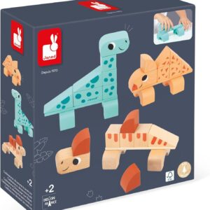 Jeu de Construction Cubikosaurus - Janod