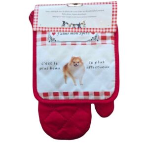 Lot de gant + manique spitz