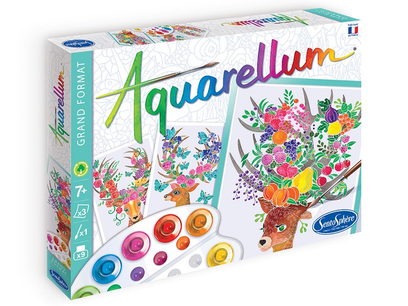 Aquarellum Cerfs - Sentosphère