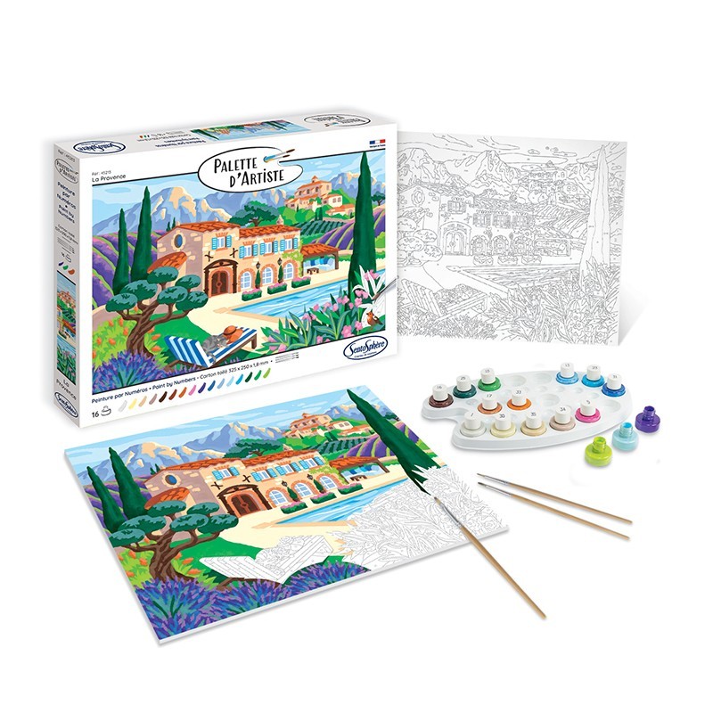 Palette d'artiste la provence - sentosphere