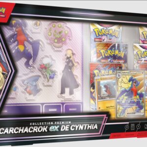 Pokémon Coffret collection premium Carchacrok EX de cynthia - asmodee
