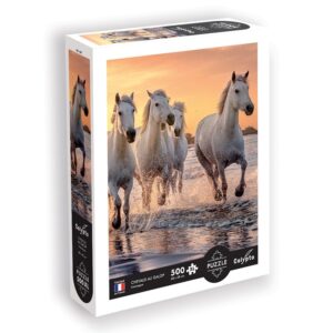 PUZZLE 500 P XL - Chevaux en Camargue - Sentosphère