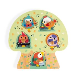 Puzzle sonore oiseaux - Janod
