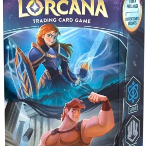 Starter deck lorcana acier- saphir - le retour d'ursula - ravensburger