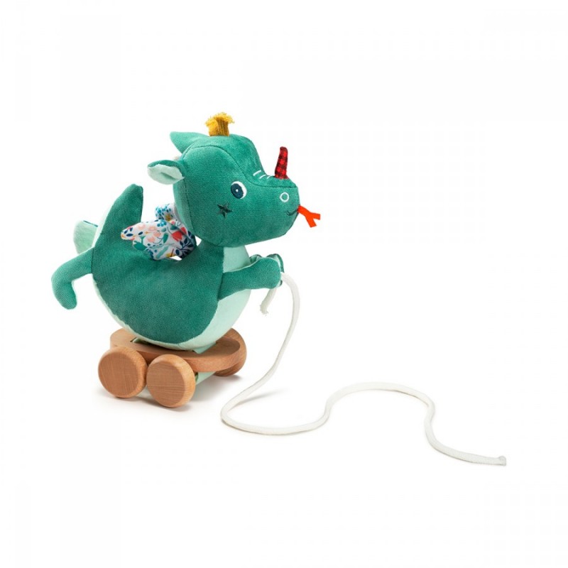 Joe le dragon câlin à tirer - Lilliputien