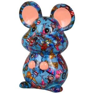 Tirelire bleu claire - Pomme pidou