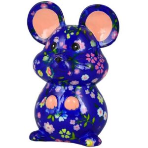 Tirelire souris  bleu - Pomme pidou