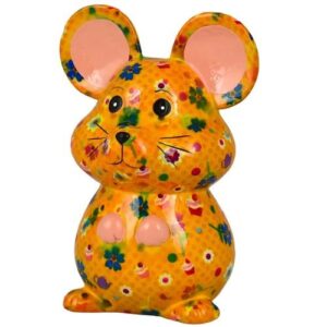Tirelire souris jaune - Pomme pidou