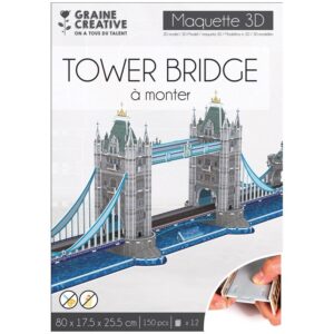 puzzle maquette 3D Tower bridge - Graine creative