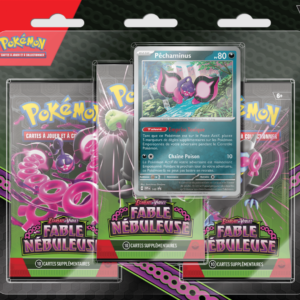 tripack carte promo pêchaminusfable nébuleuse Pokemon EV65 - asmodee