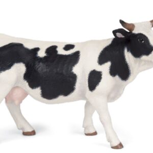 Vache noire et blanche- Papo